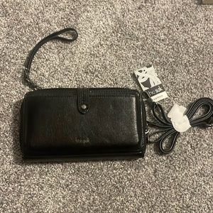 The SAK Large Smartphone Wallet/Wristlet Leather